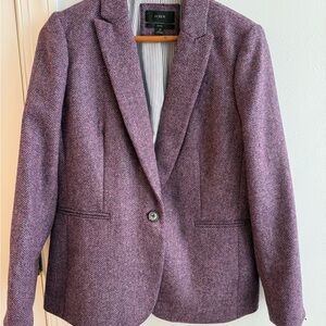 J. Crew Women's Purple Blazer